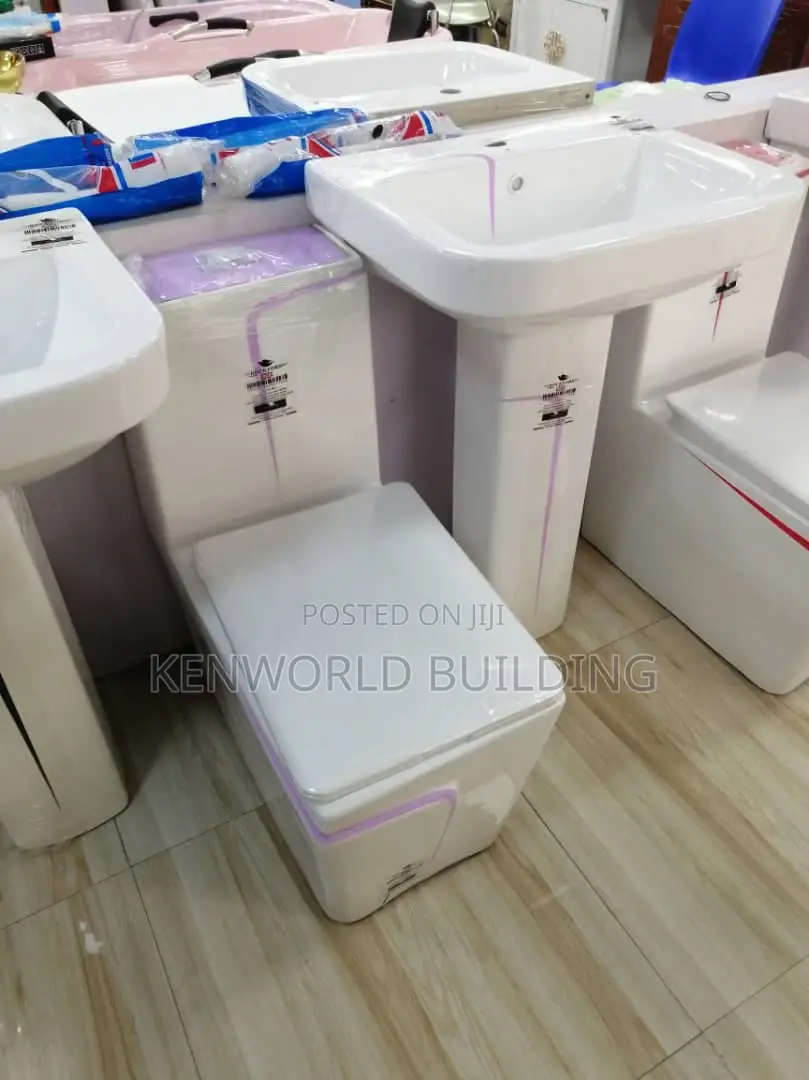 Quality Toilet Seat and Basin Set