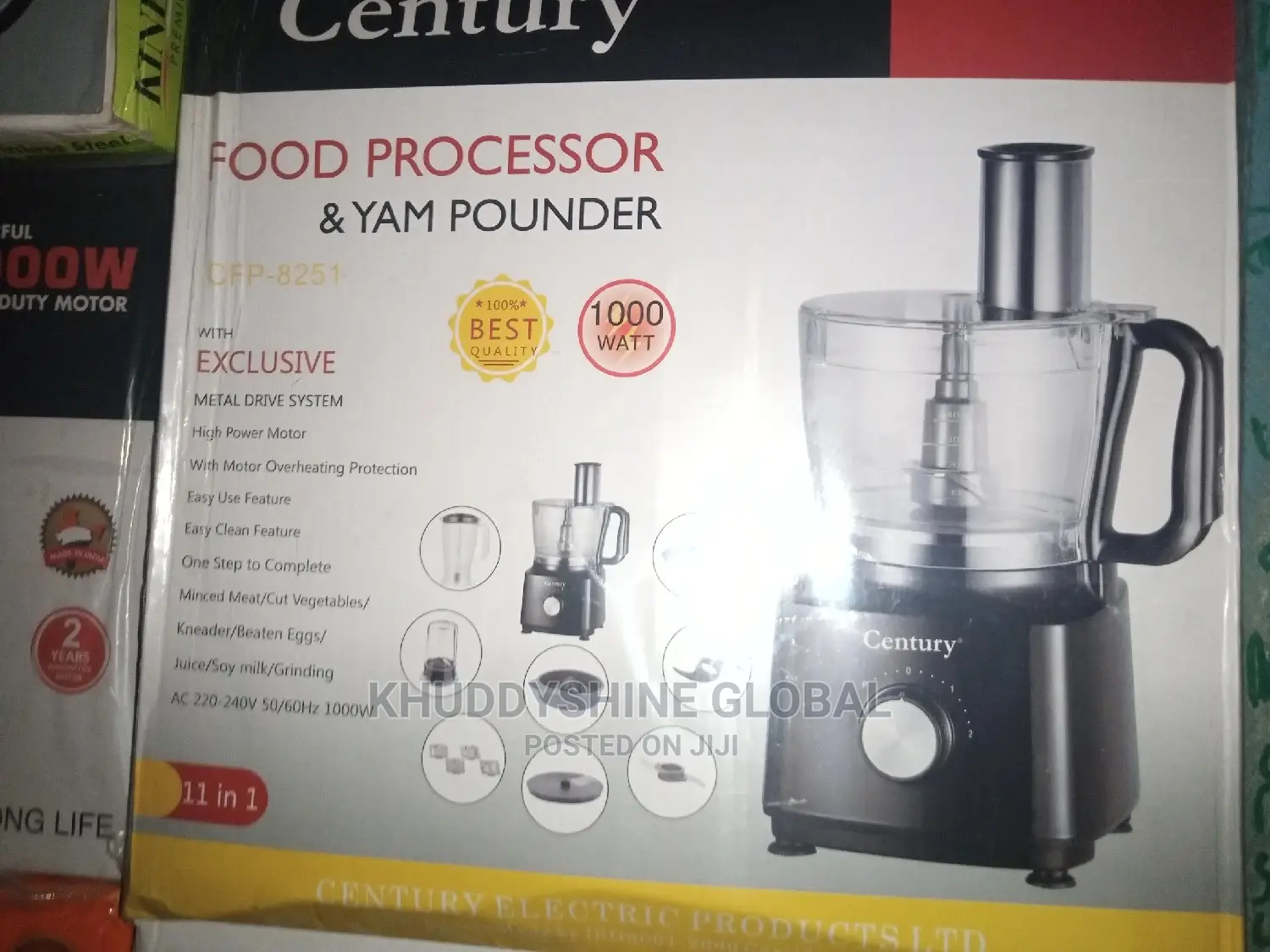 Century Food Processor and Yam Pounder