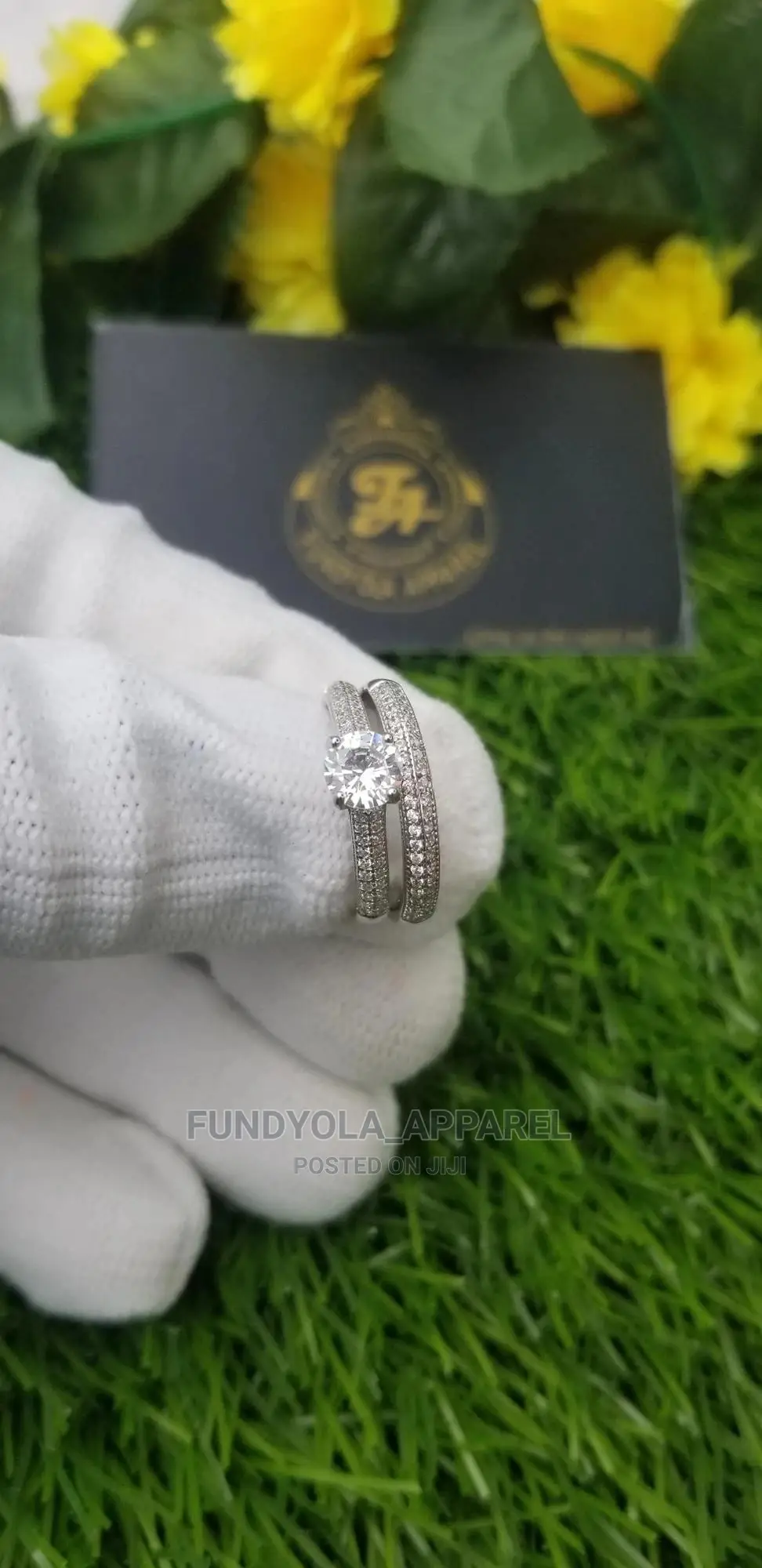 Sterling Silver Bridal Set