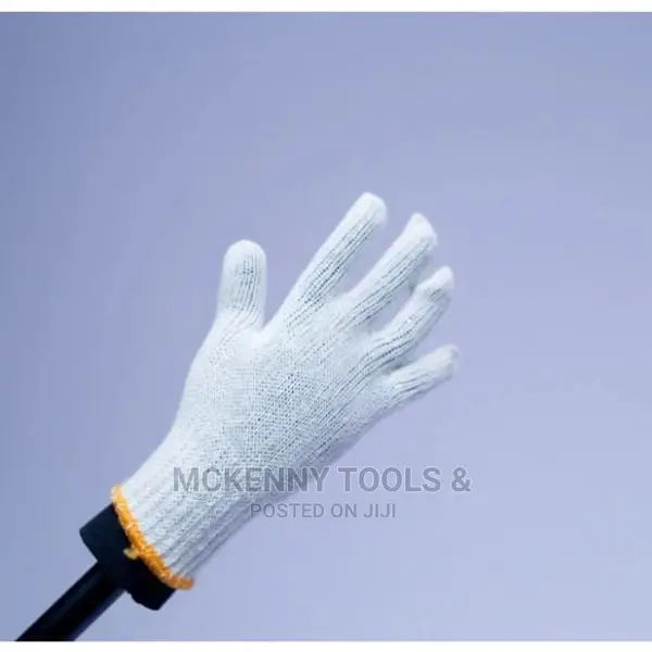 Safety 100% Cotton Hand Glove - White