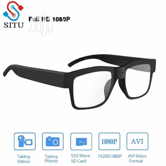 Camera Glasses 1080p Hd Video Glasses Max 32gb Storage Card