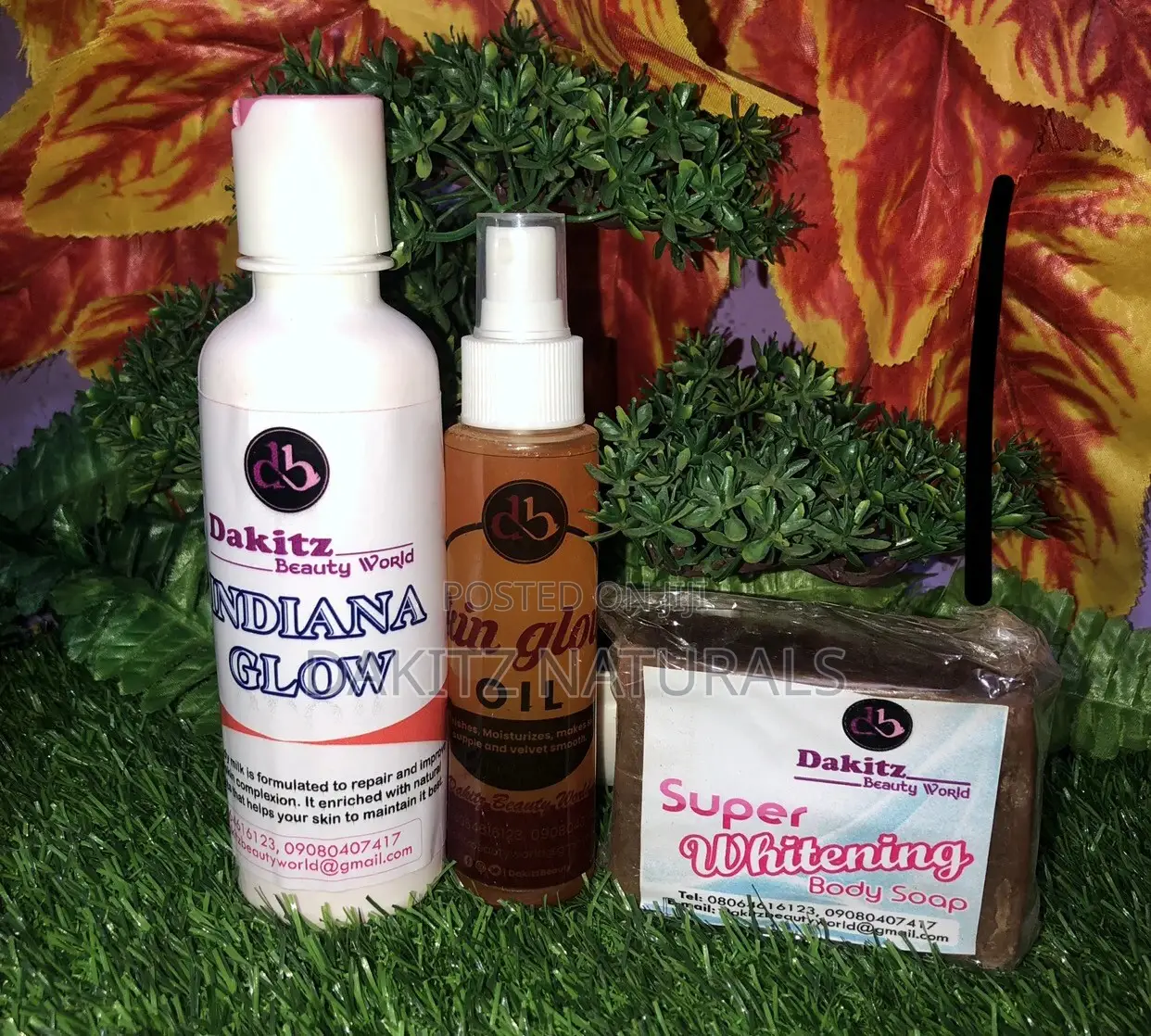 Indianah Glow Whitening Mini Set