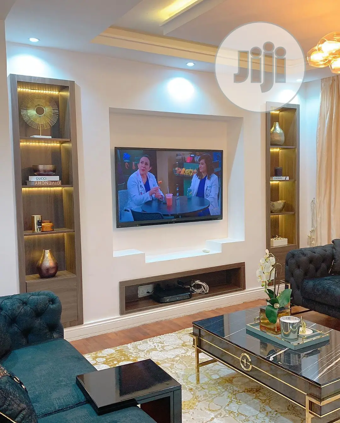 Standard TV Wall Designs With Best Finishing