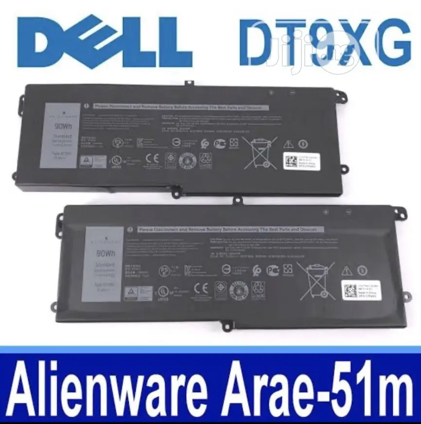 Dell Alienware Area-51m 90wh Battery (Dt9xg)