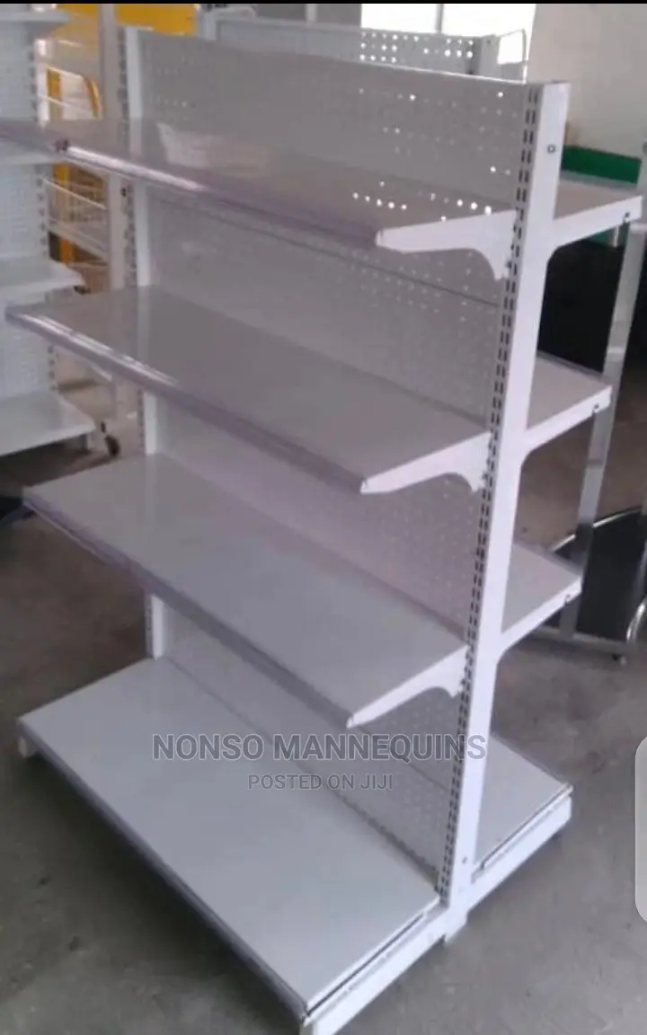 5 Feeta Height Double Sided Display Shelves