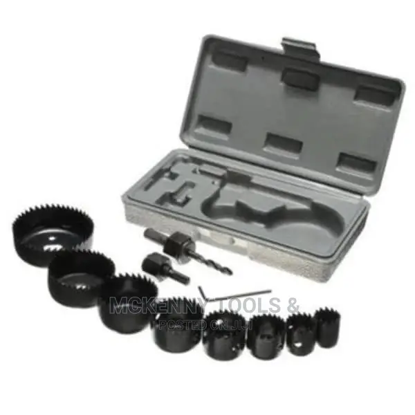Hole Saw Kit Wood Metal Drilling Tool Set - 19-64mm
