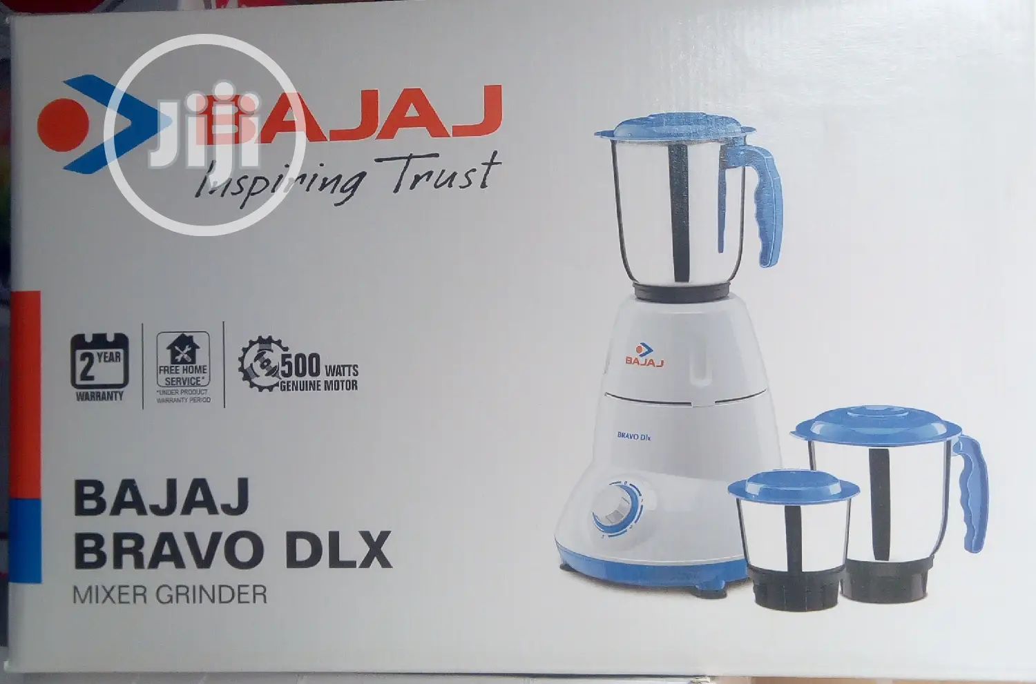 Bajaj Bravo Mixer and Grinder DLX 100% Cooper Motor