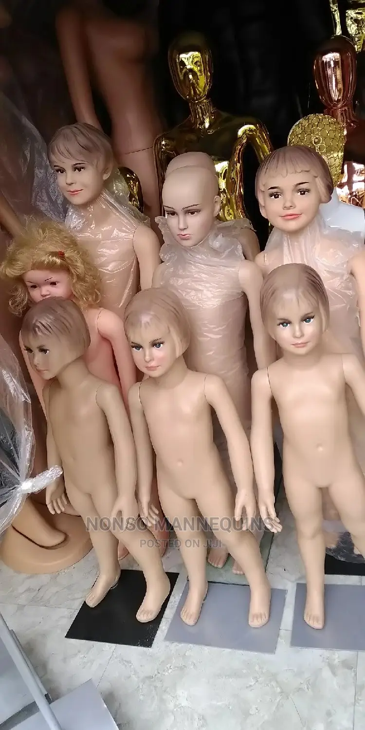 All Brown Colour Kids Plastic Male Mannequins
