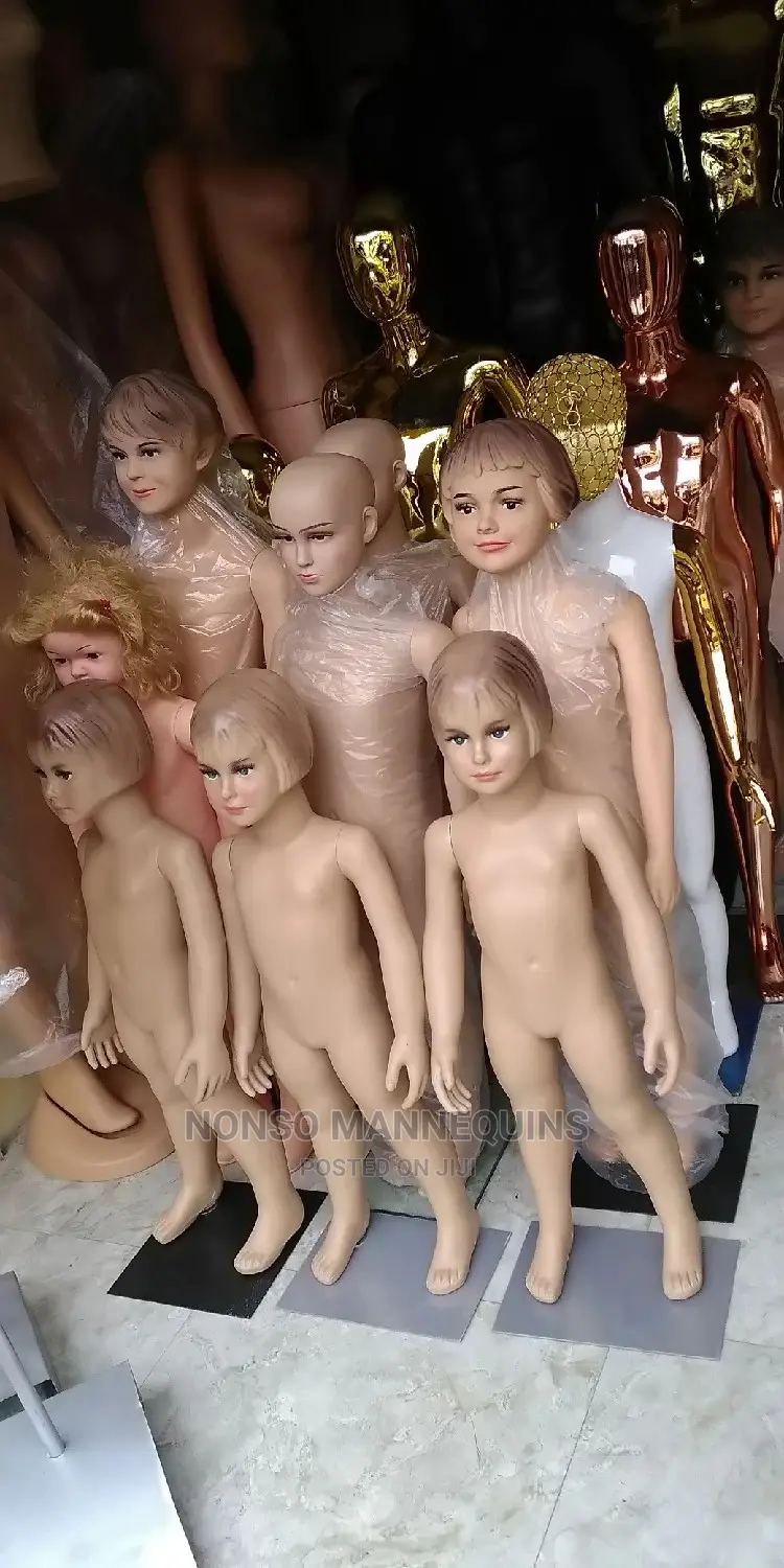 All Brown Colour Kids Plastic Male Mannequins