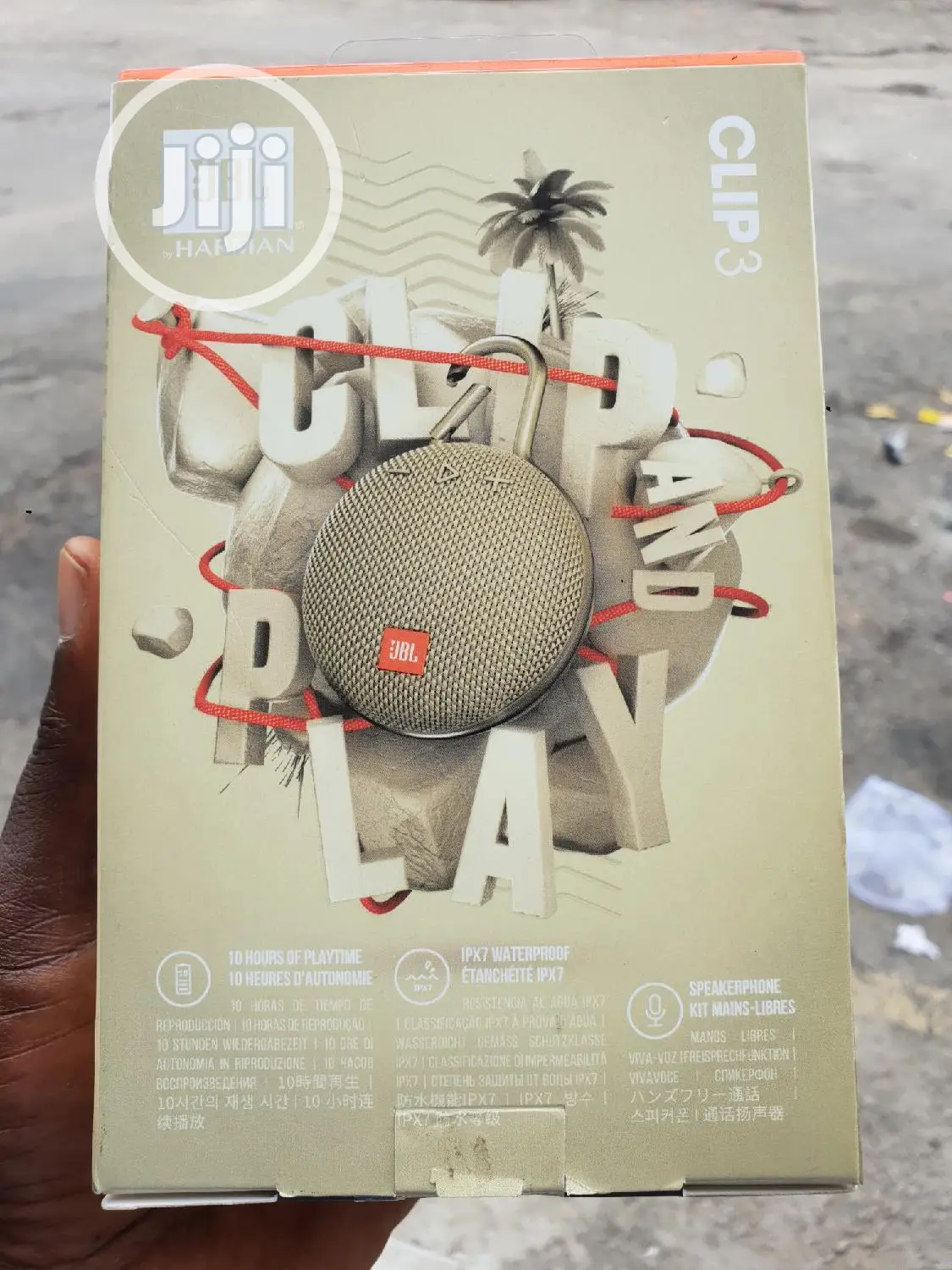JBL Clip 3 Wireless Bluetooth Speaker 100% Original