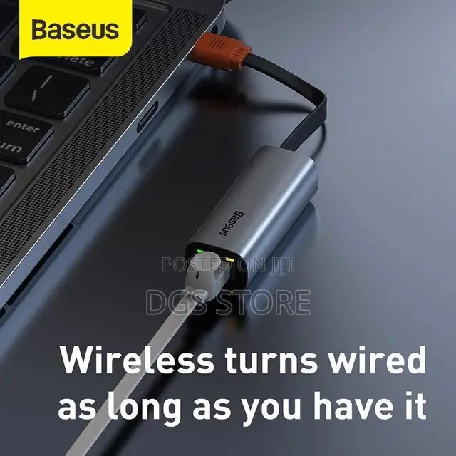 Baseus Steel Cannon Series Adapter USB a to USB 3.0 *RJ45