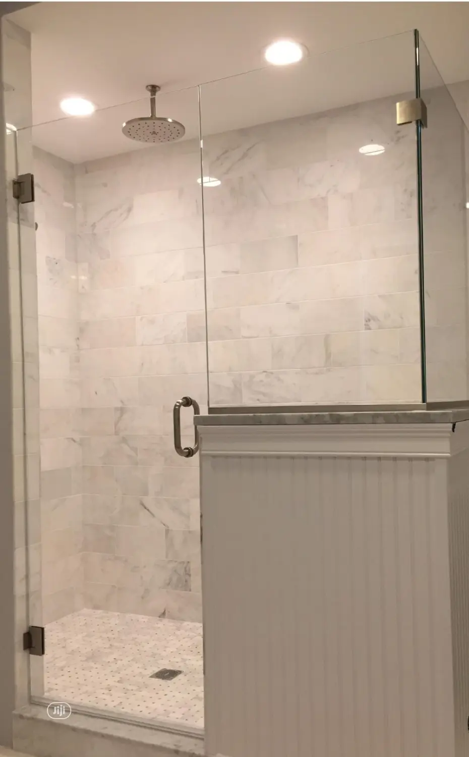 Half Wall Shower Cubicles.