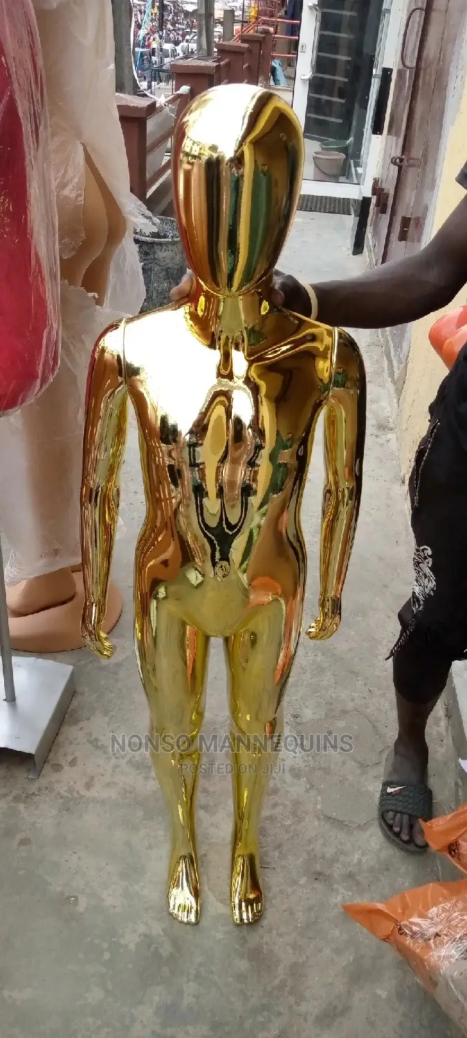Gold Chrome Kids Unisex High Quality Mannequins
