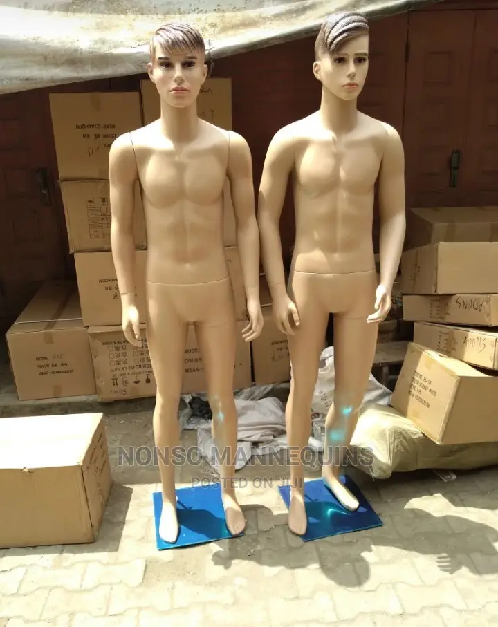 Plastic Male Mannequin With Fine Face