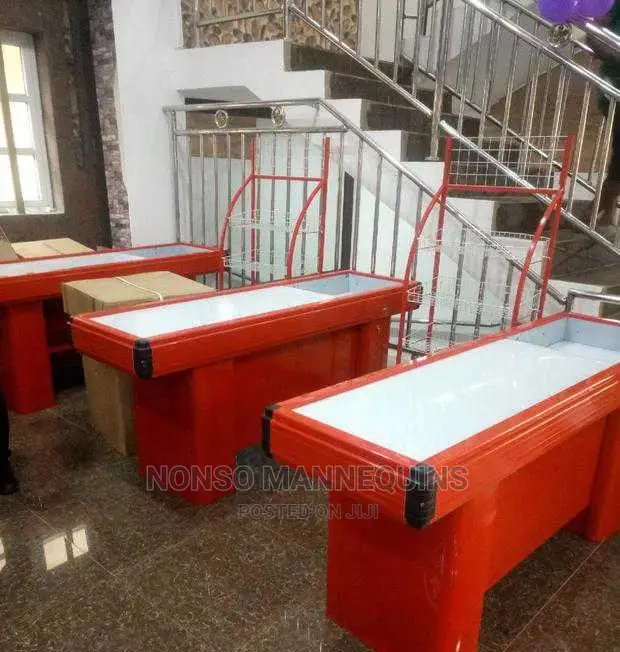 1.8m(6 Feets) Cashier Desk With Aluminum Top
