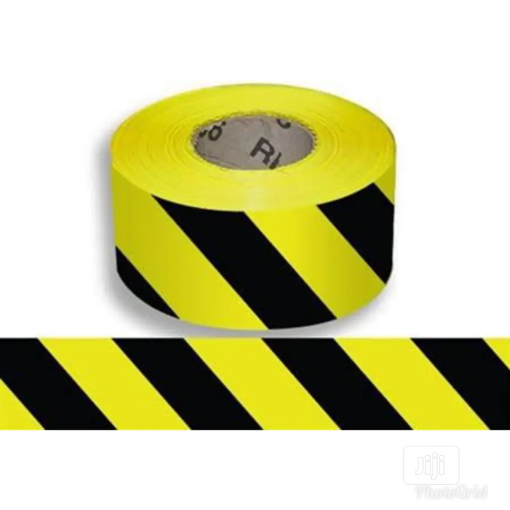 A Roll Of This 2'' Adhesive Floor Tape With Gum