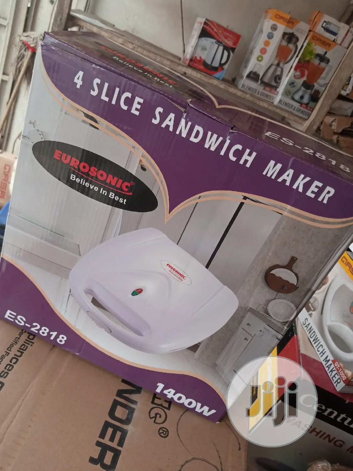 Eurosonic Electric 4 Slice Bread Toaster / Sandwich Maker