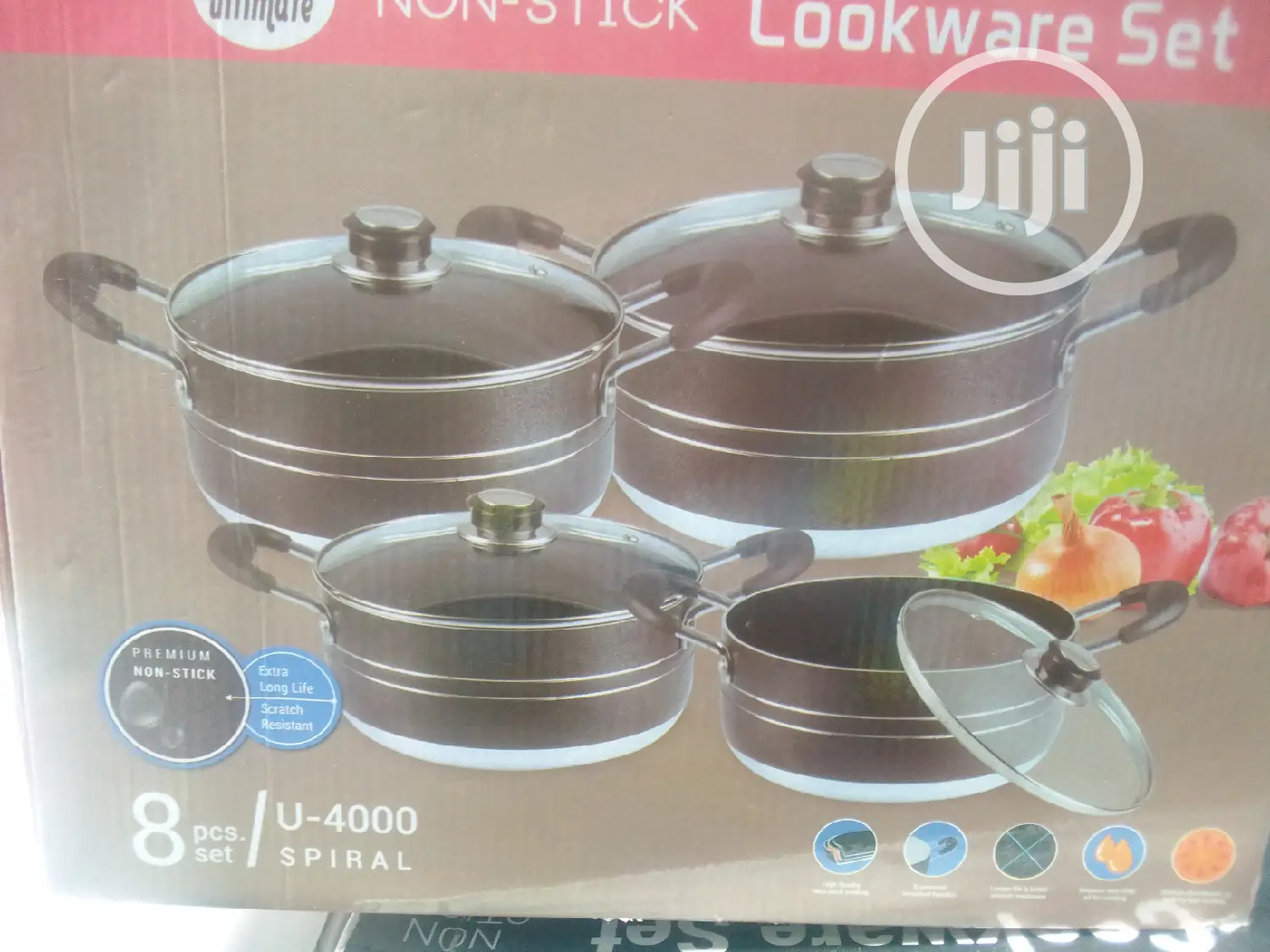 Non Stick Pots -4pcs