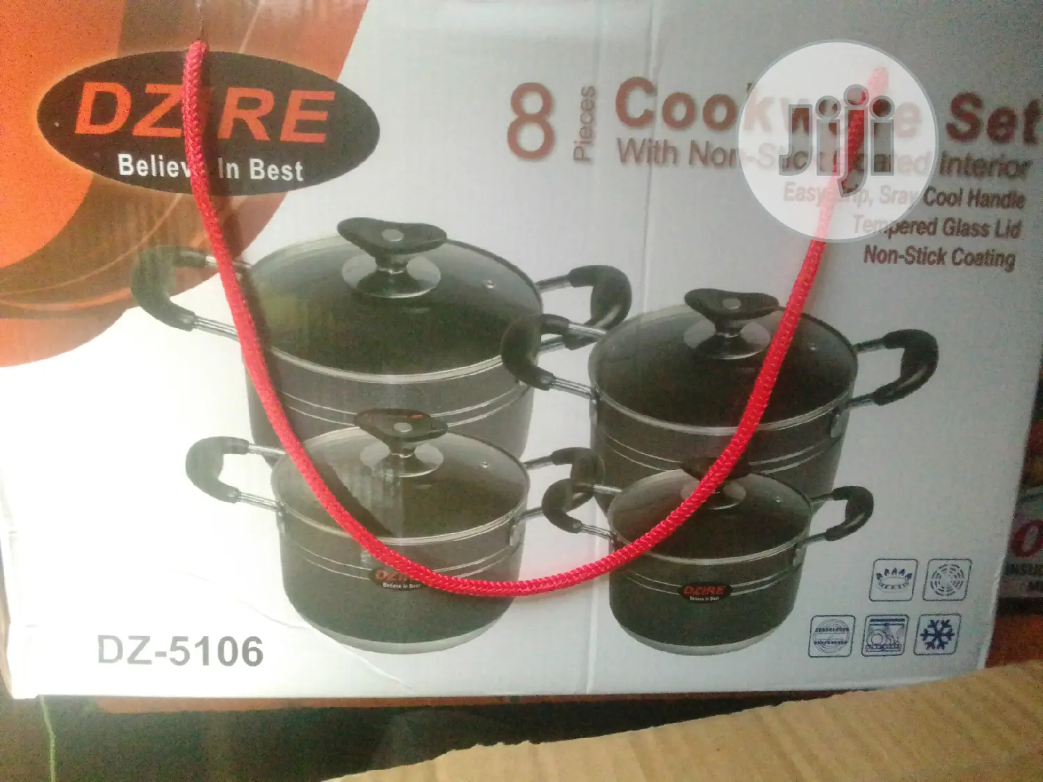 4 Pieces Set of Non-Stick Cooking Pot Cookware