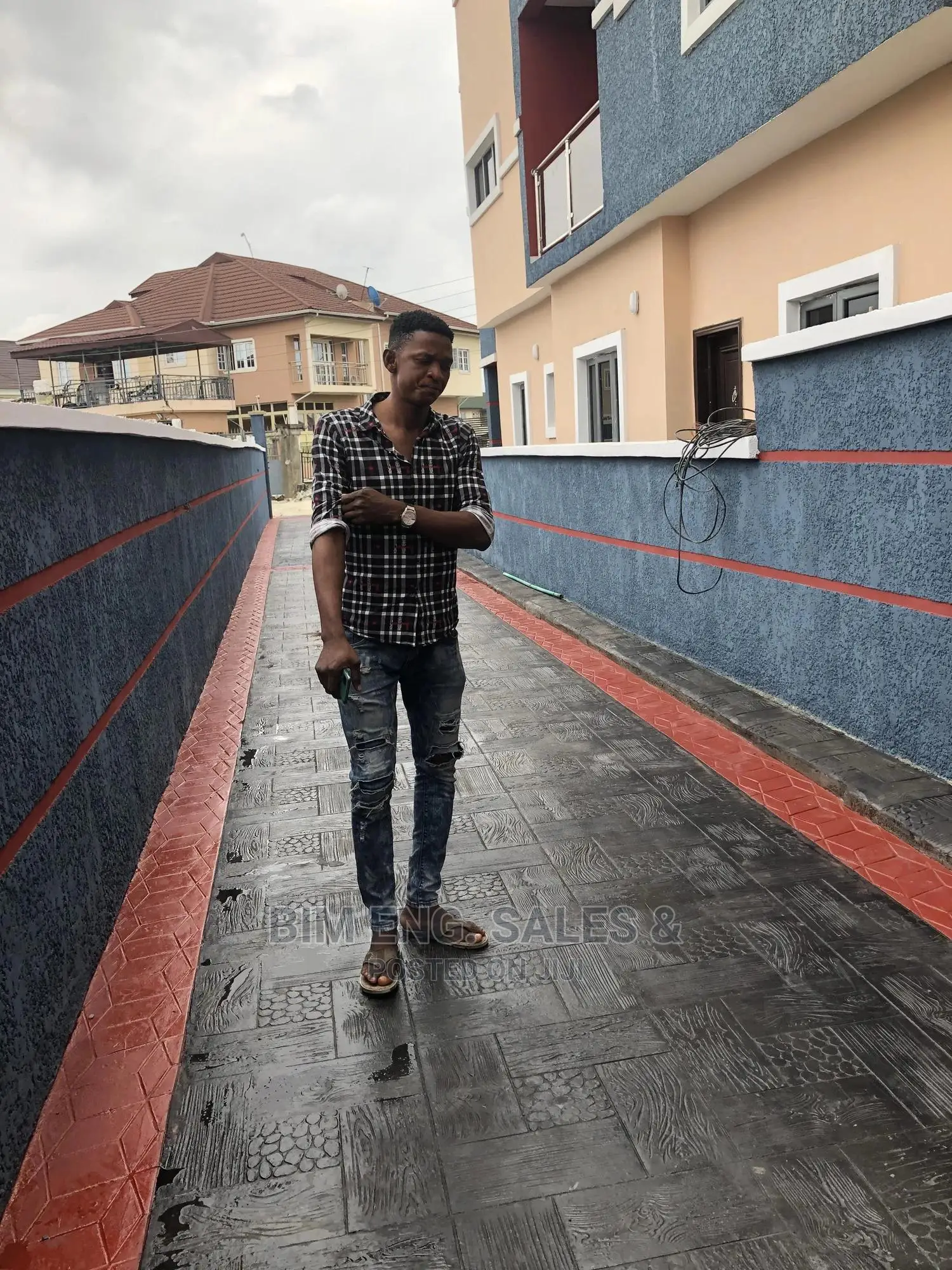 Colored Stamped Concrete Floor Design Compound Polishing