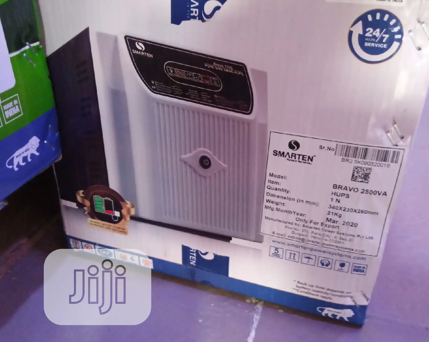 Bravo Smarten Pure Sine Wave Inverter 2500VA 24v
