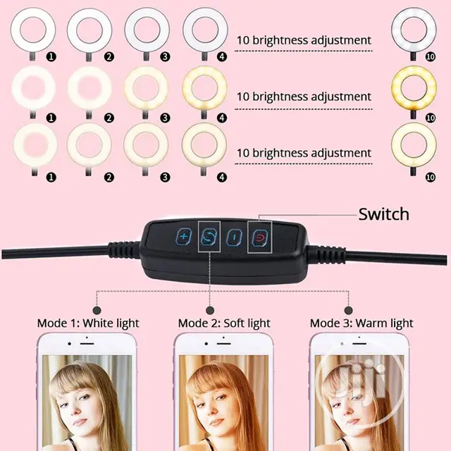 Phone Mobile Holder For Youtube Live Stream Makeup
