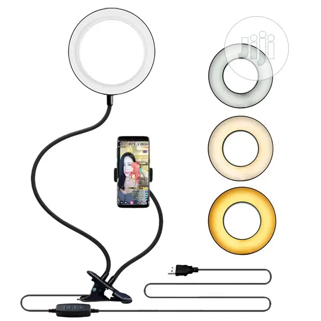 Universal Selfie Ring Light With Phone Holder