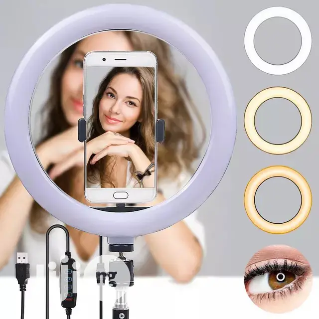 Tripod USB Selfie Light Ring Lamp
