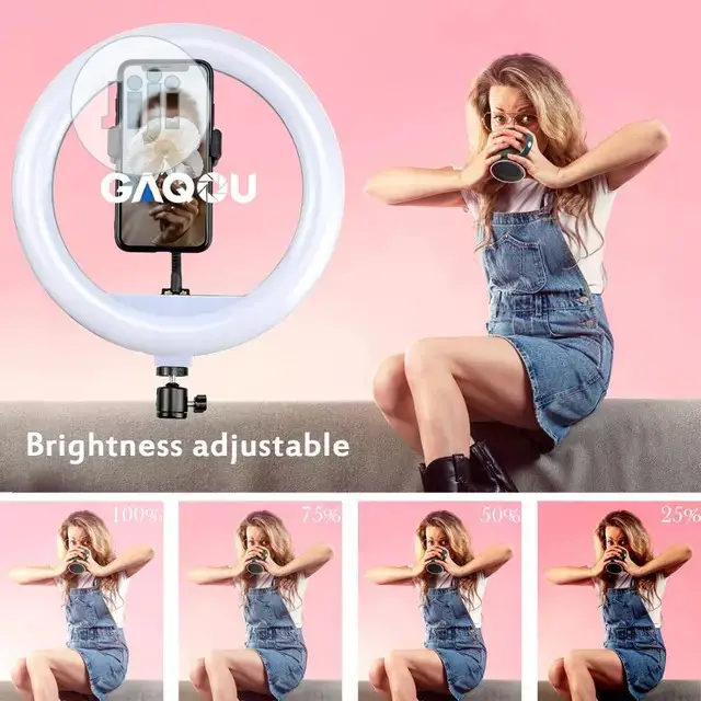 12" 30cm Photography LED Selfie Ring Light Dimmable Lamps