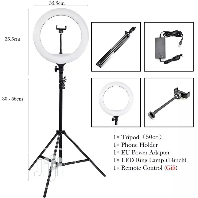 Ring Lamp 14 Inch LED Ring Light Dimmable