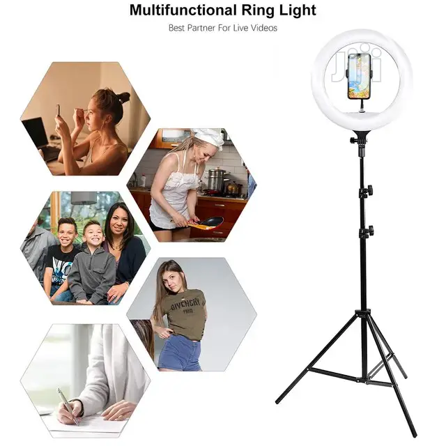 Ring Lamp 14 Inch LED Ring Light Dimmable