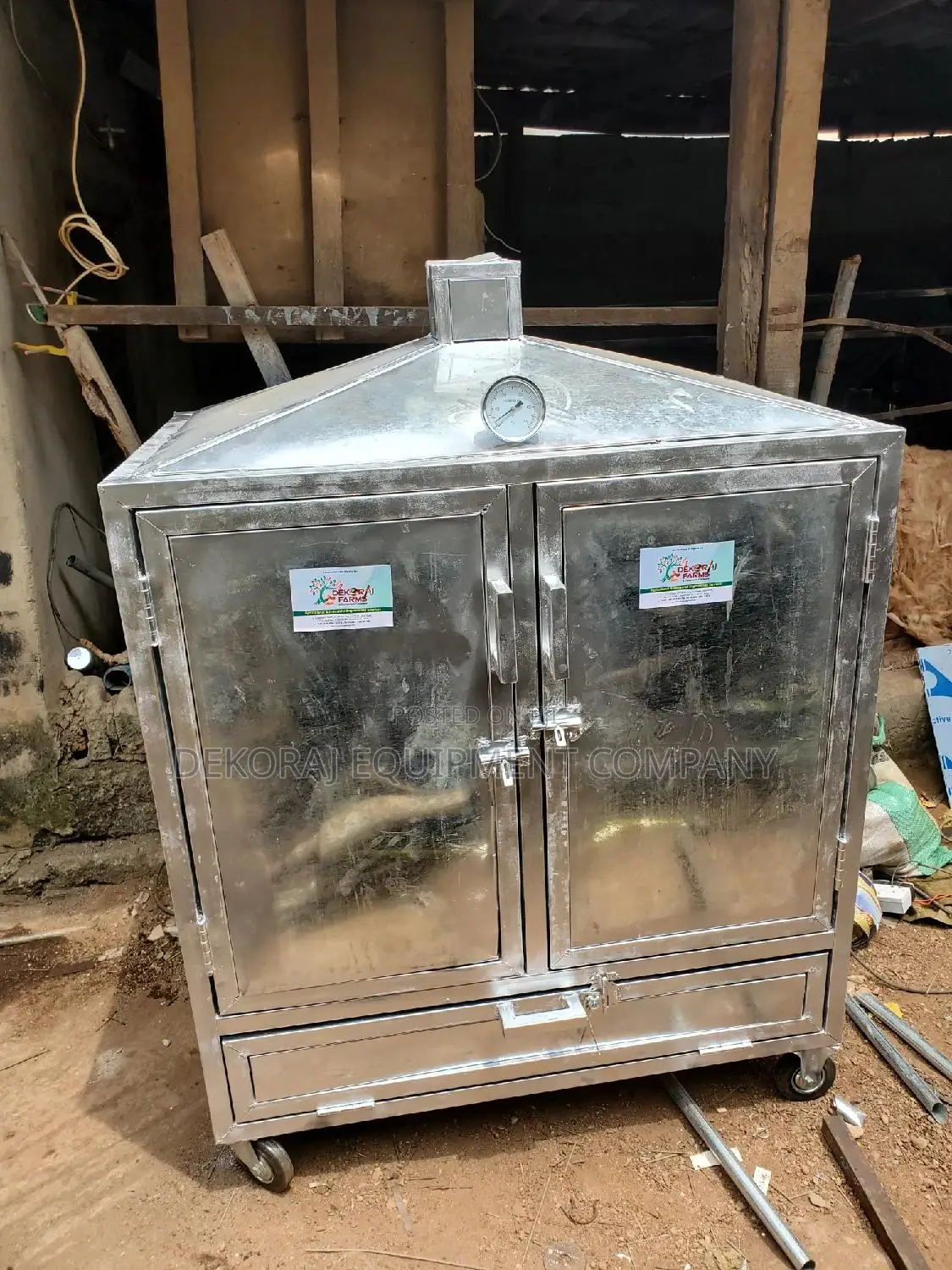 200kg Big Fish,Yam And Ginger Drying/Smoking Kiln