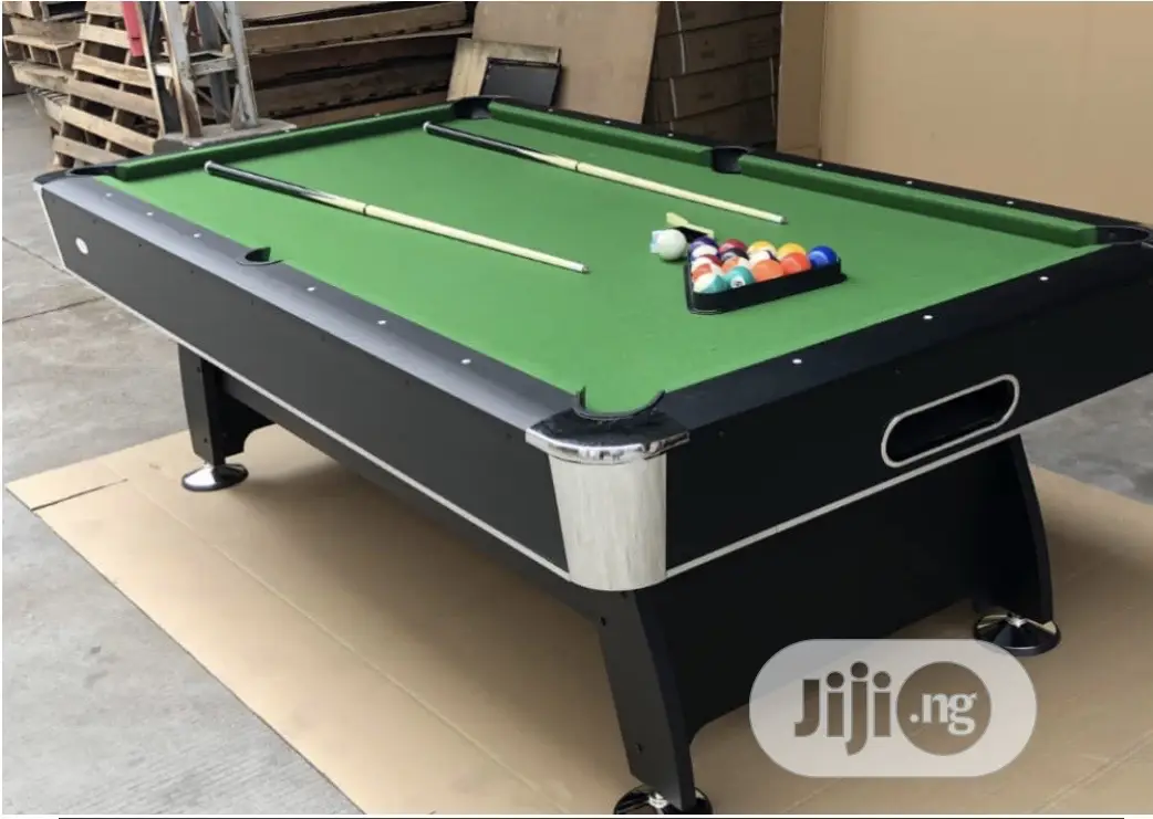 Snooker Pool Table With Full Accessories With Aluminum Side