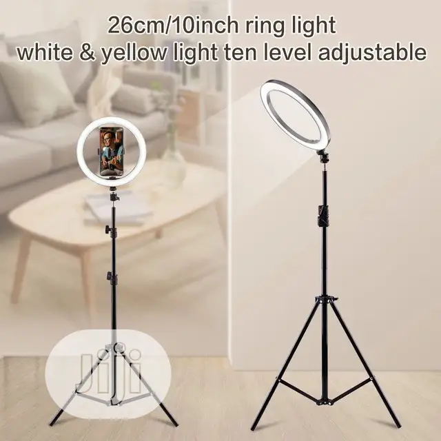 Ring Light Video Lamp With 10inche/160cm Tripod Ring