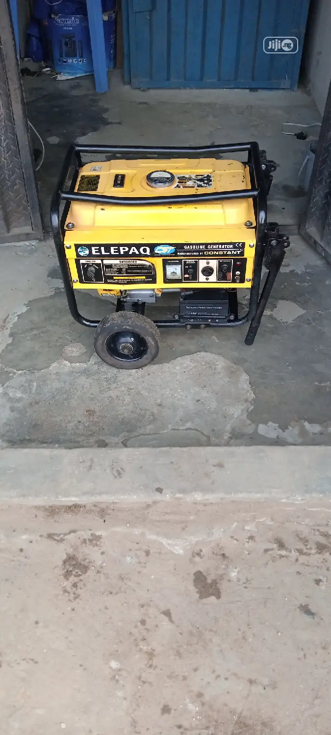 Fairly Used 2.8KVA Elepaq SV3800E2 Generator With Receipt