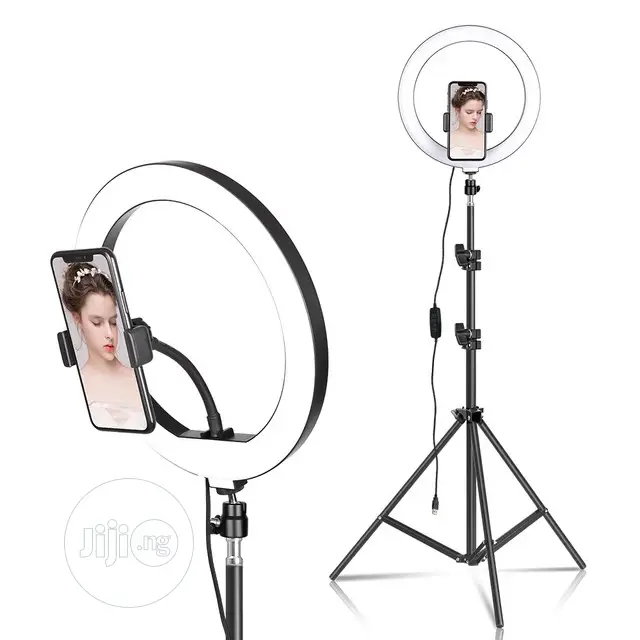 10inch/26cm LED Selfie Ring Light With Tripod