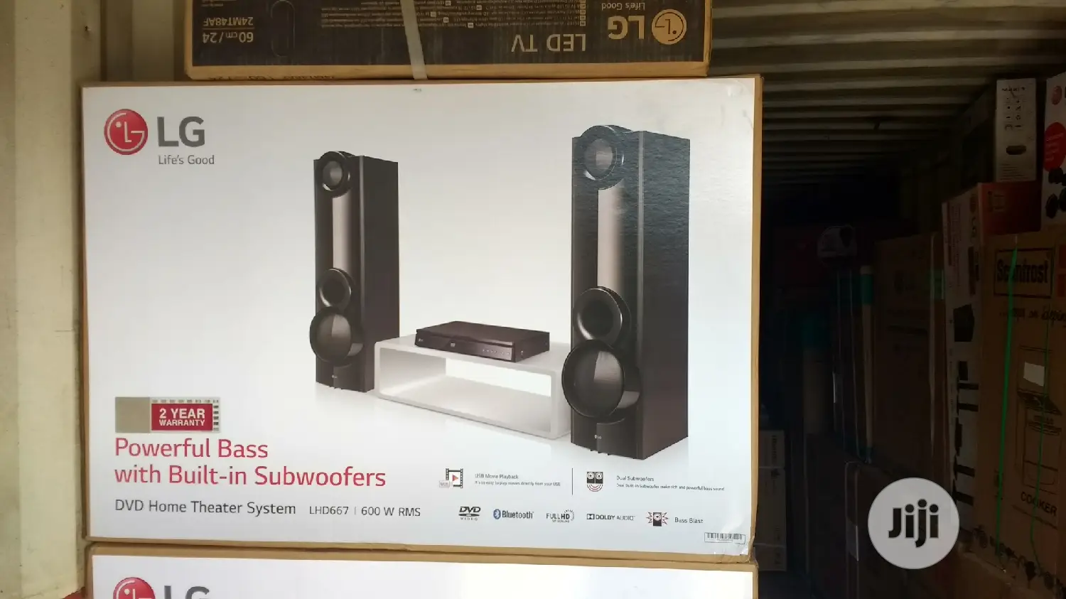 LG 600W Bluetooth DVD Home Theatre System(LHD667)2yr Warrant