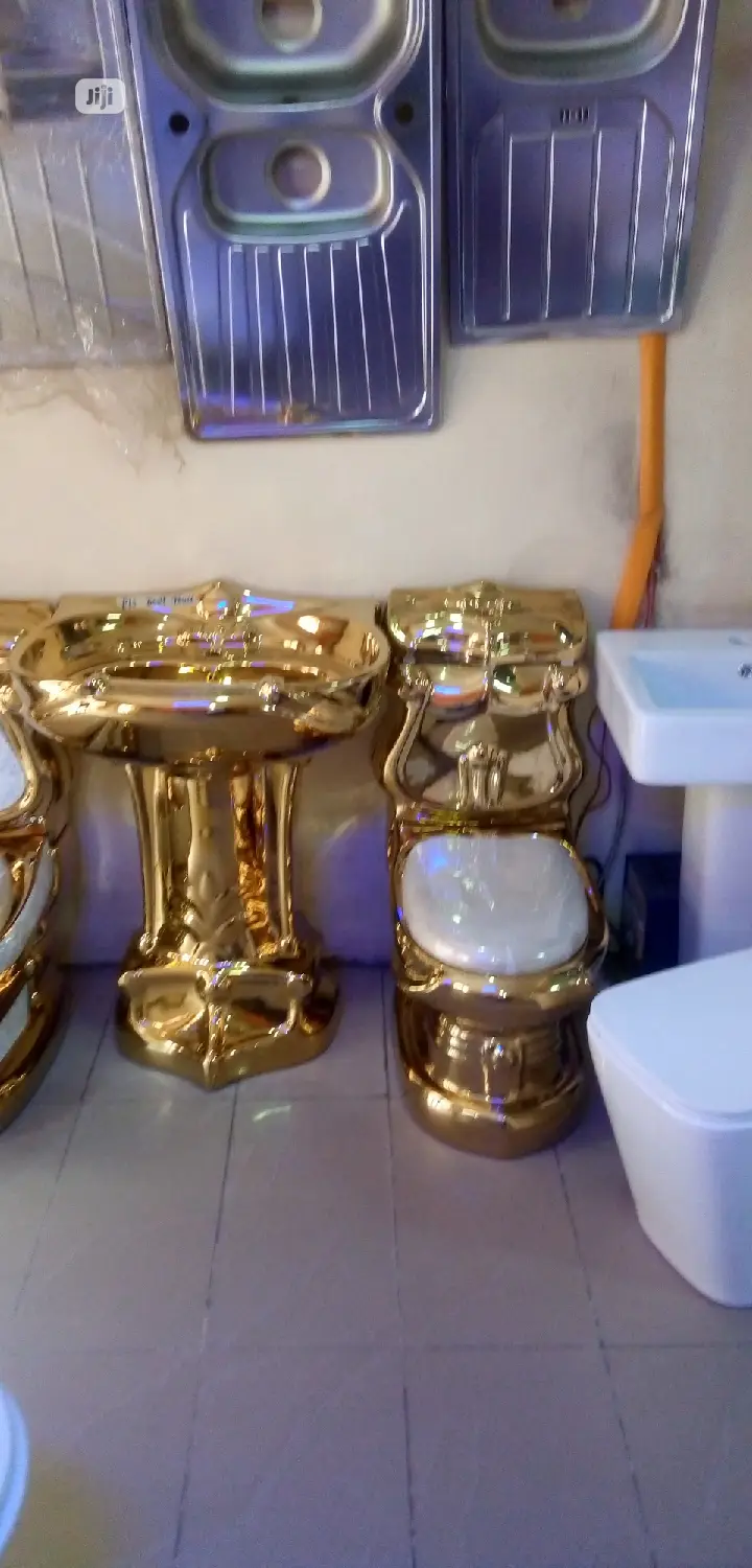 Executive Gold Water Closets.