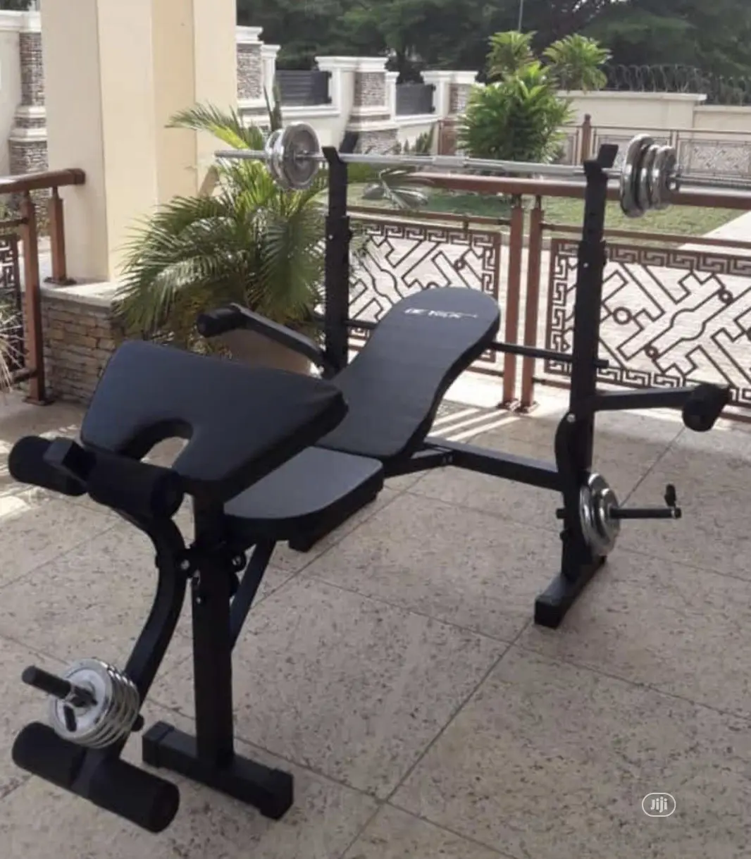 Weight Lifting Bench With 50kg Weight Set