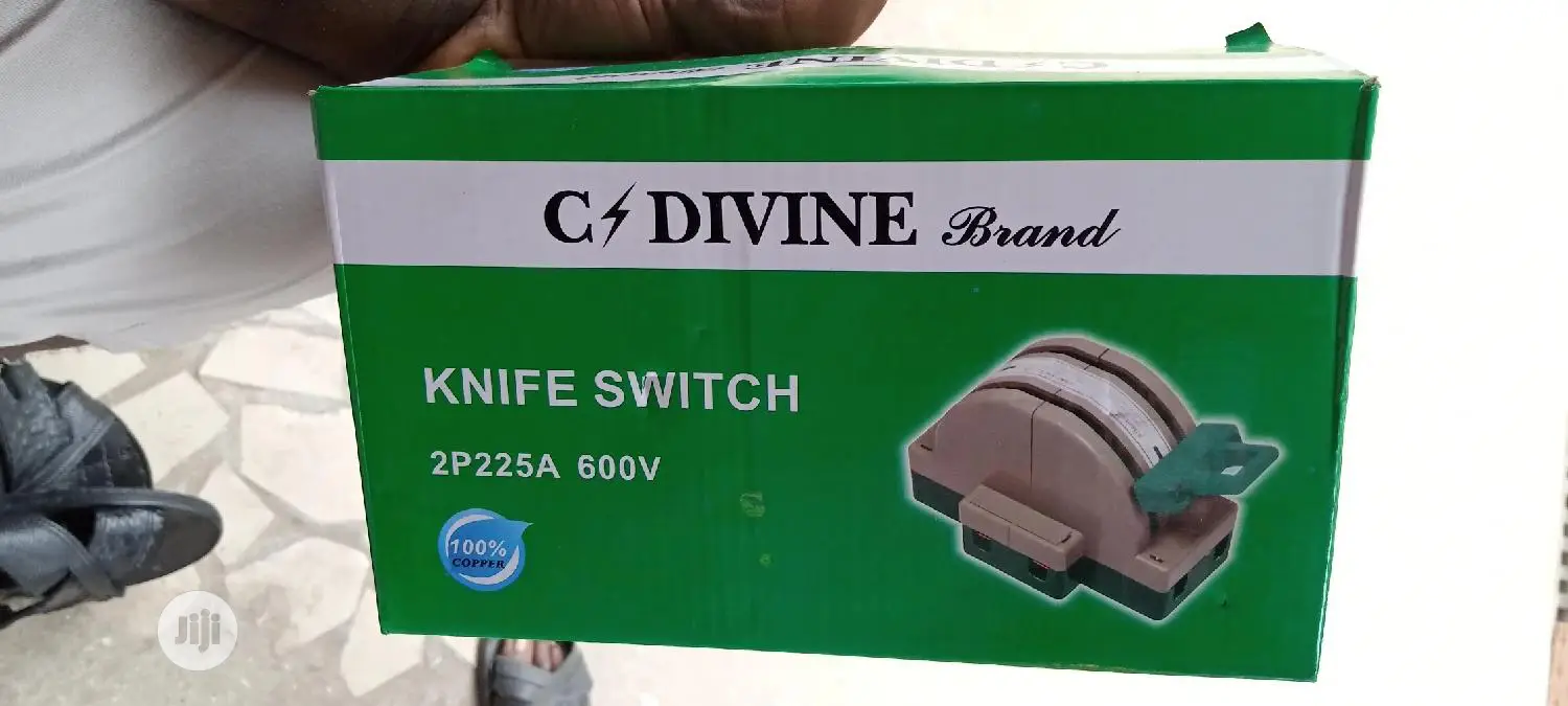 C Divine Brand Knife Switch Change Over 2P225A 100%Copper
