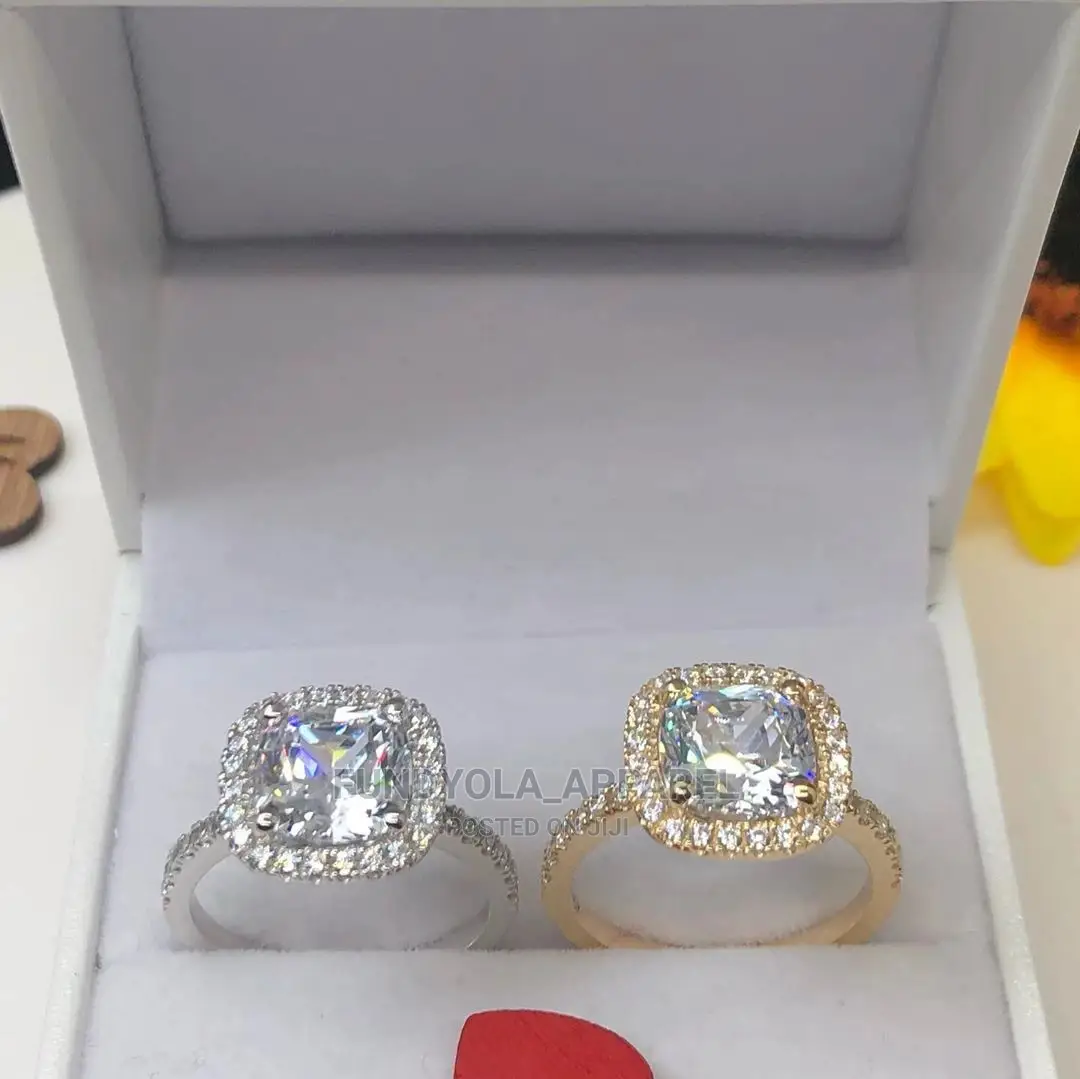 Bold Pure 925 Sterling Silver Engagement Ring