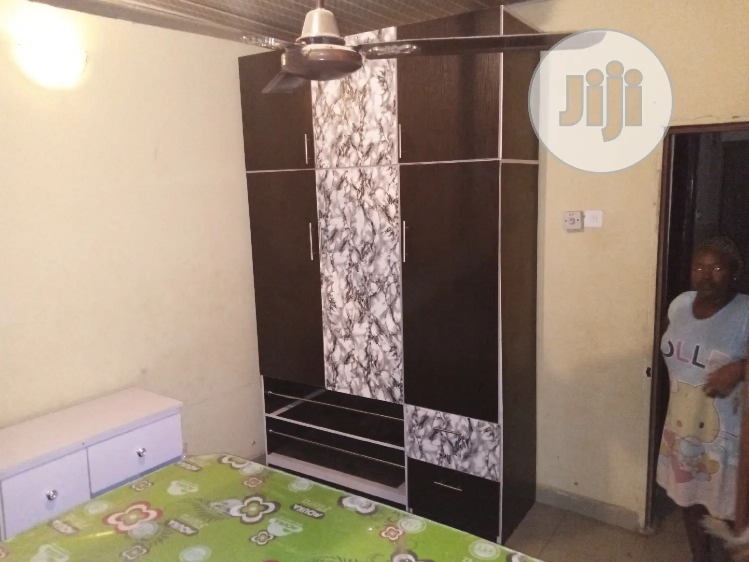Luxury Double Door Wooden Standing Wardrobe.