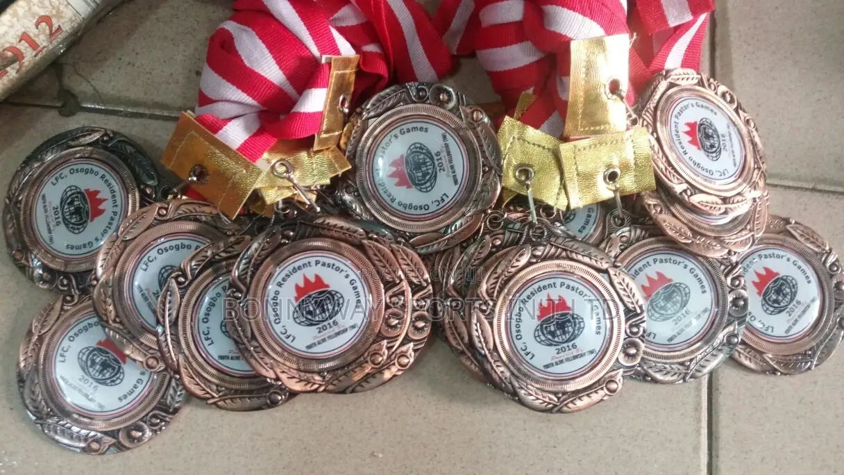 Gold, Silver, Nd Bronze Medals, With Good Branding Mad