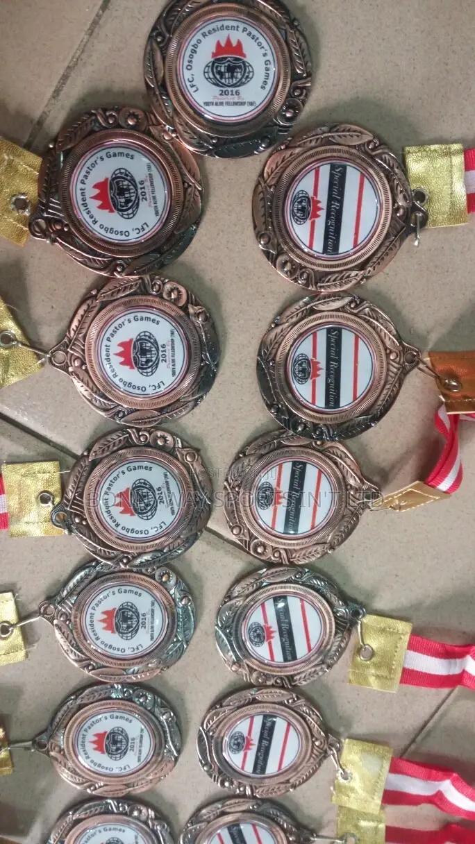 Presentation Medals For All Event Games