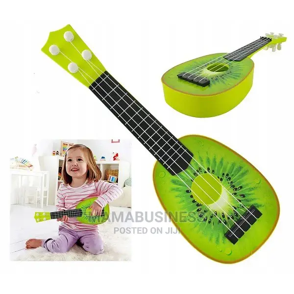 Ukulele Kids Toy Guitar Fruit Design - Kiwi