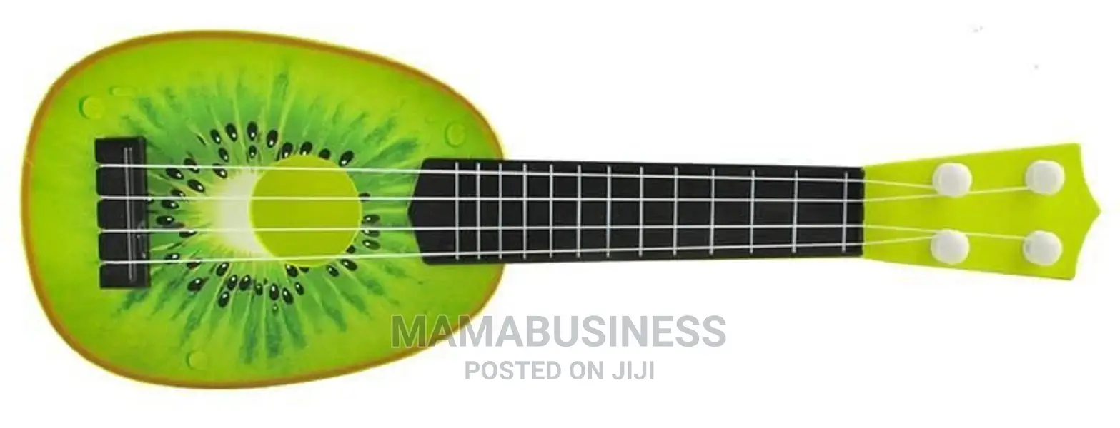 Ukulele Kids Toy Guitar Fruit Design - Kiwi