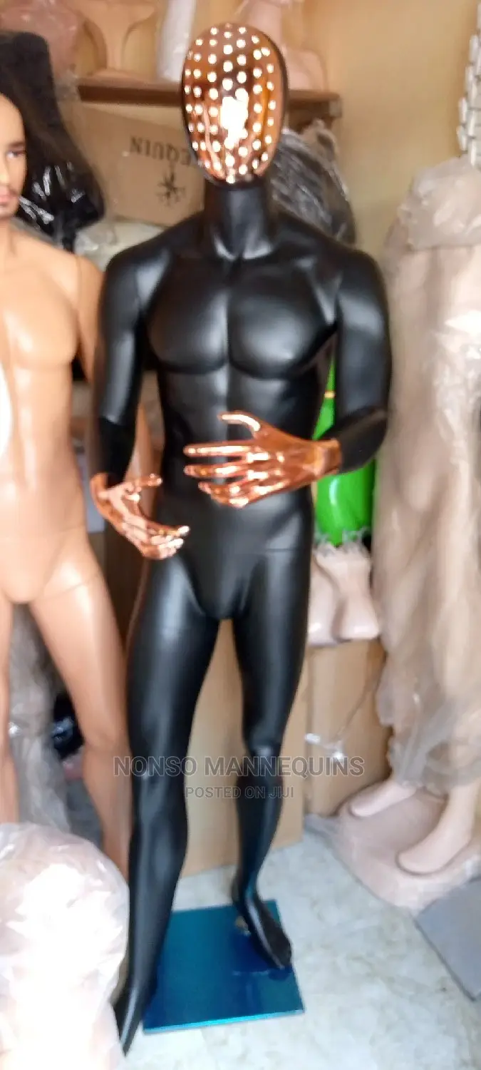 Fibre Male Gold and Bronze Display Mannequin