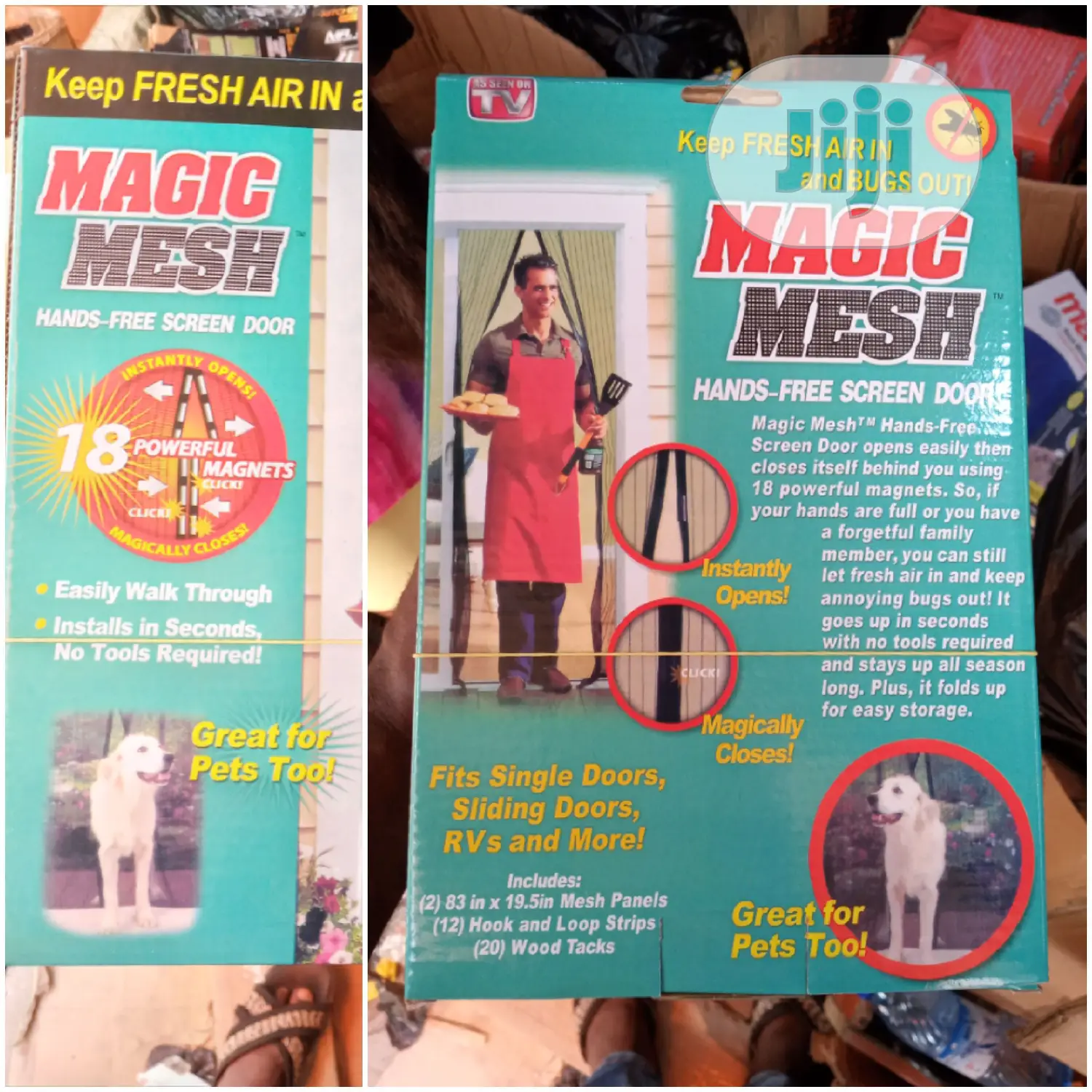 Magic Mesh Hands Free Screen Door