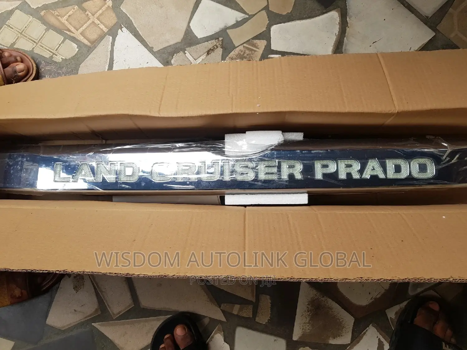 Boot Chrome for Toyota Land Cruiser Prado 2015 With Lights