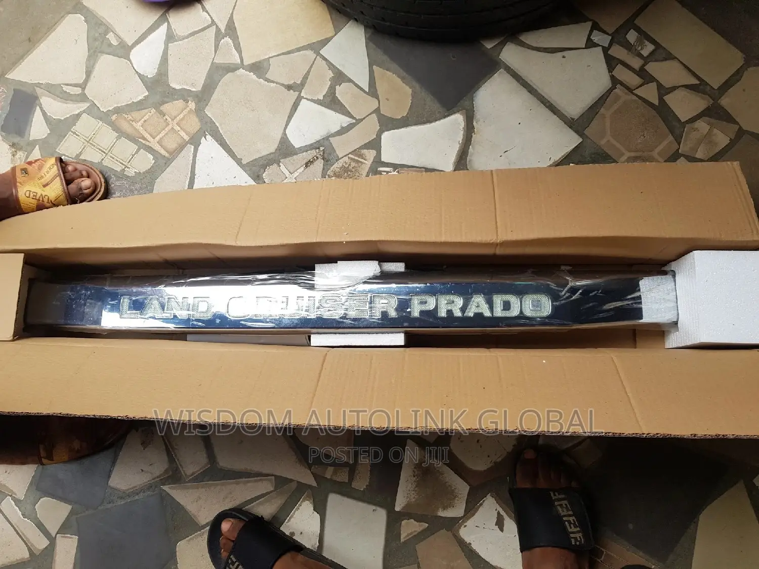 Boot Chrome for Toyota Land Cruiser Prado 2015 With Lights
